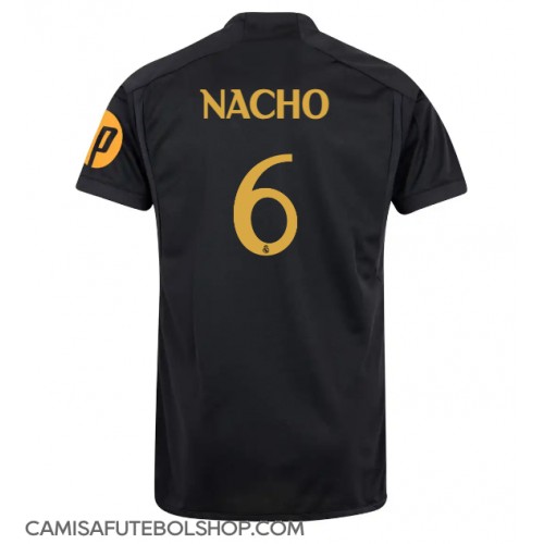 Camisa de time de futebol Real Madrid Nacho Fernandez #6 Replicas 3º Equipamento 2023-24 Manga Curta